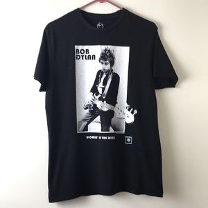 Authentic Bob Dylan 2018 Sony entertainment Blowing in the wind black t-shirt L
